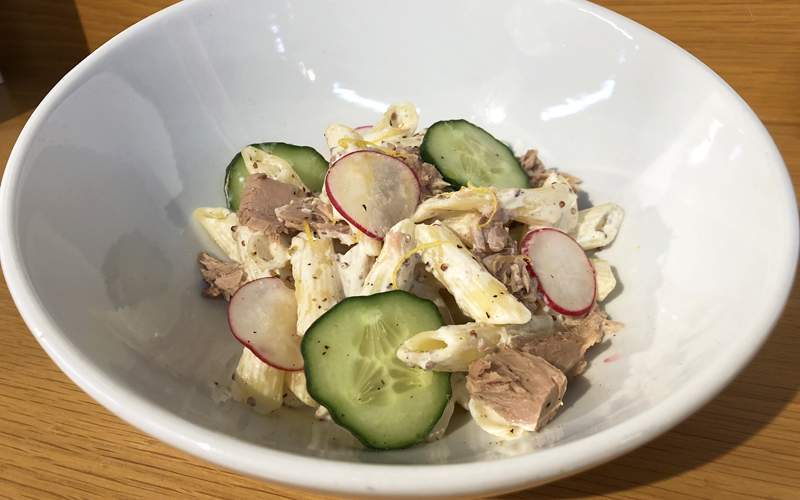【麩質敏感食譜】芥末醬乳酪吞拿魚無麩質長通粉沙律