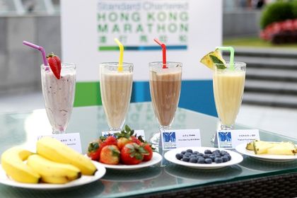 醣原負荷法　自製Smoothies