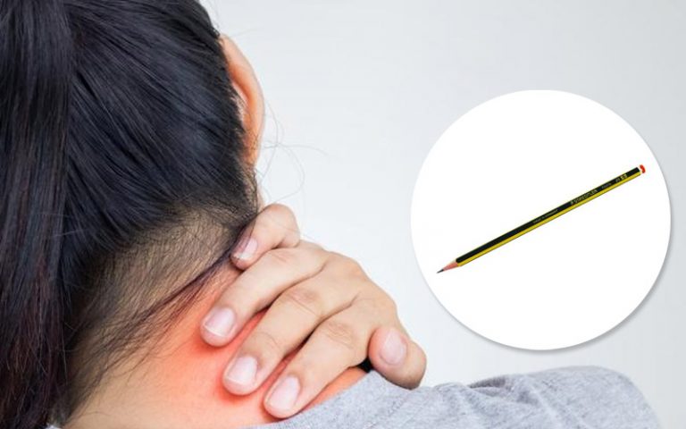 第4位：瞓捩頸/落枕點算好？解決方法：用一支鉛筆即時紓緩頸部痛楚 (累計瀏覽量：608,814)