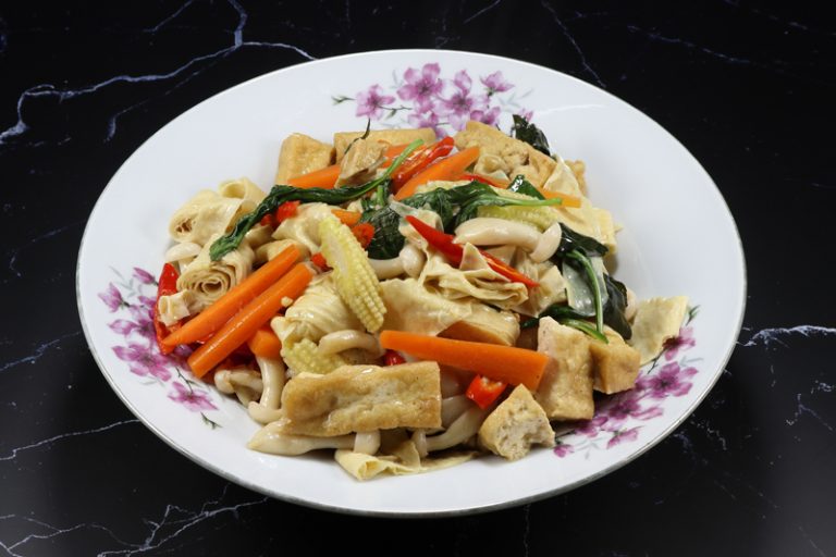 冬菇四季豆鮮竹結