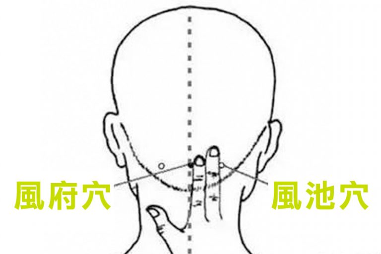 風池風府穴