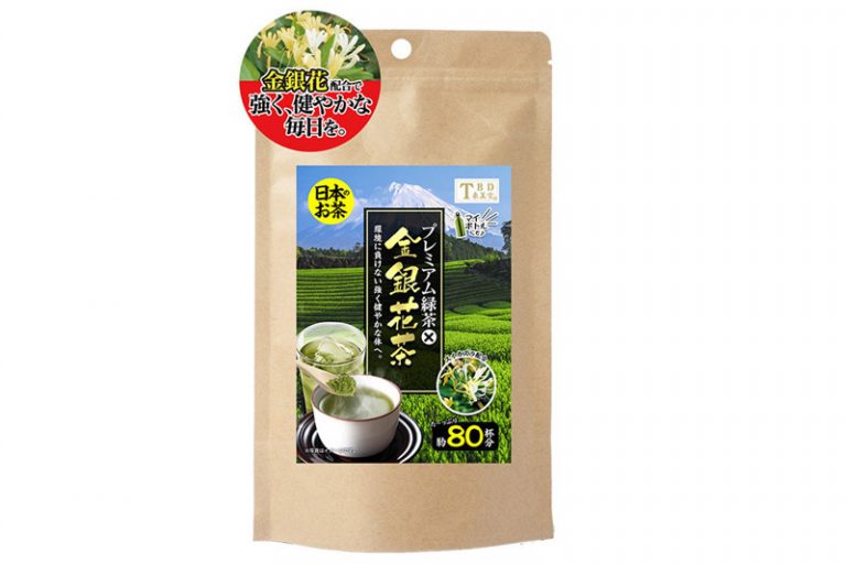 金銀花綠茶粉