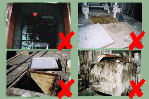 香港水質安全-欠缺妥善維修及管理的貯水箱