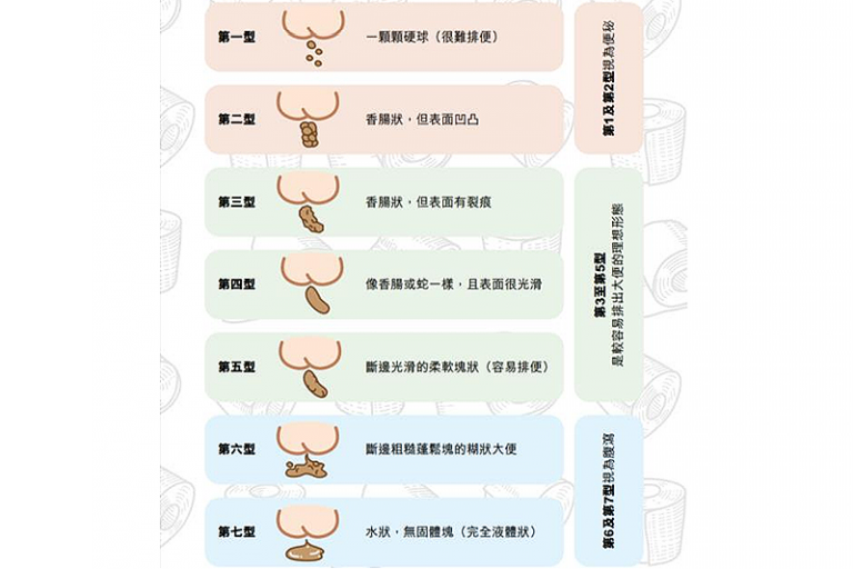 布里斯托大便分類法(Bristol stool scale)