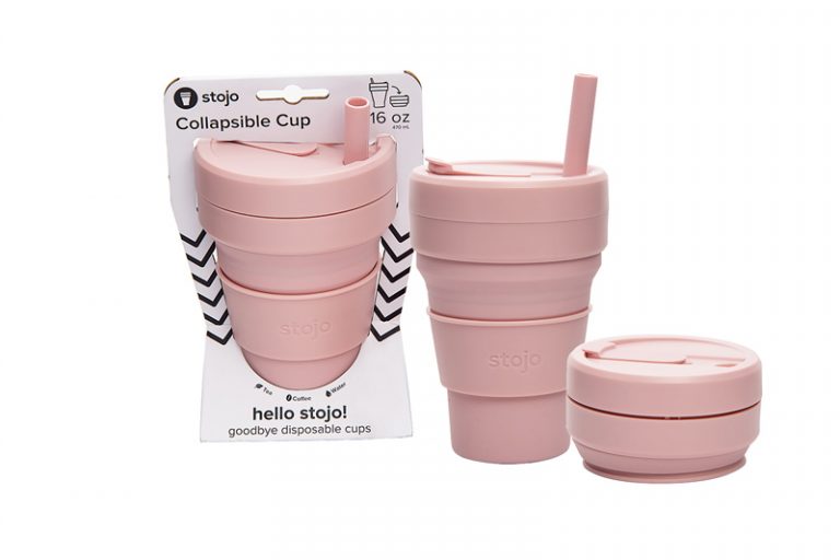 消委會測試 矽膠餐具_Stojo Collapsible Cup, Biggie, Carnation