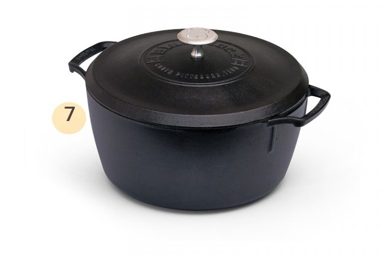 消委會．鑄鐵鍋｜7. Lodge Blacklock Triple Seasoned Cast Iron Dutch Oven