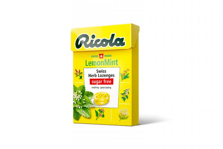 「Ricola」Lemon Mint Swiss Herb Lozenges Sugar Free