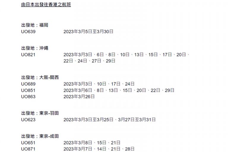 日本機票｜國泰、香港快運HK Express再取消多班往返香港及日本航班（附退票安排）