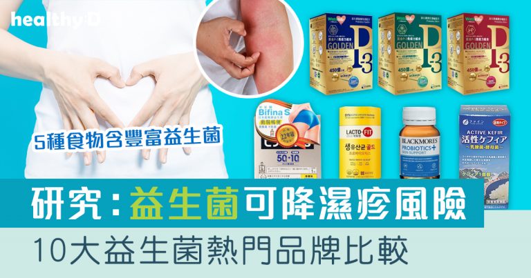益生菌推薦｜研究：益生菌可降濕疹風險！益生菌邊隻好？10大品牌比較：日本森下仁丹(姜濤代言Bifina Si)、Watslife、Fine Japan、Life Space、Blackmores (附益生菌VS益生元功效及好處、益生菌食物建議)