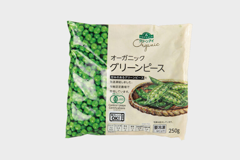 消委會．粟米豌豆粒推介｜「Topvalu」オーガニックグリーンピース（TV GE Organic Green Pea）