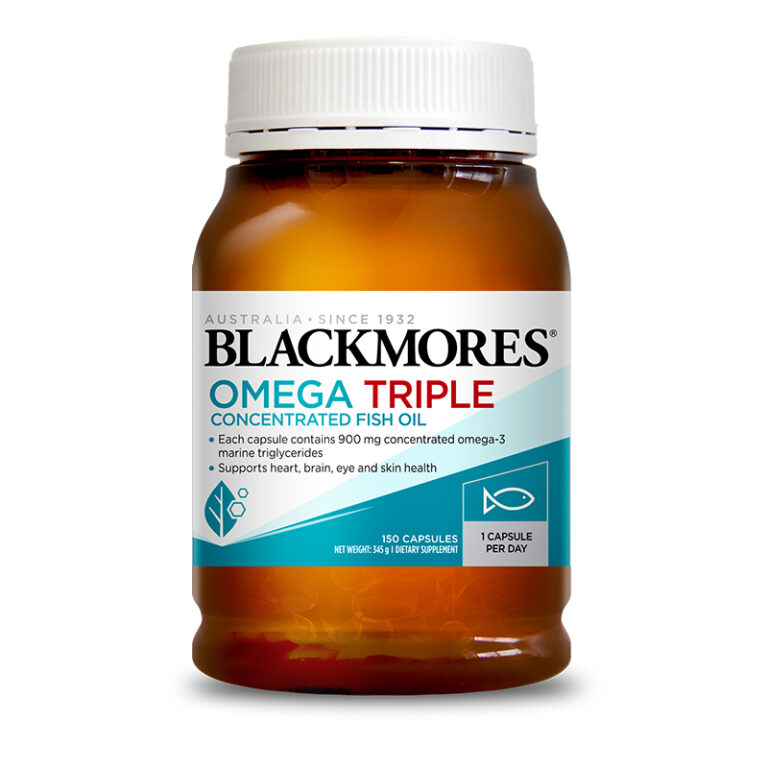 BLACKMORES魚油-OMEGA-TRIPLE-三高年輕化-改善壞指數-攝取魚油助你清走血管垃圾