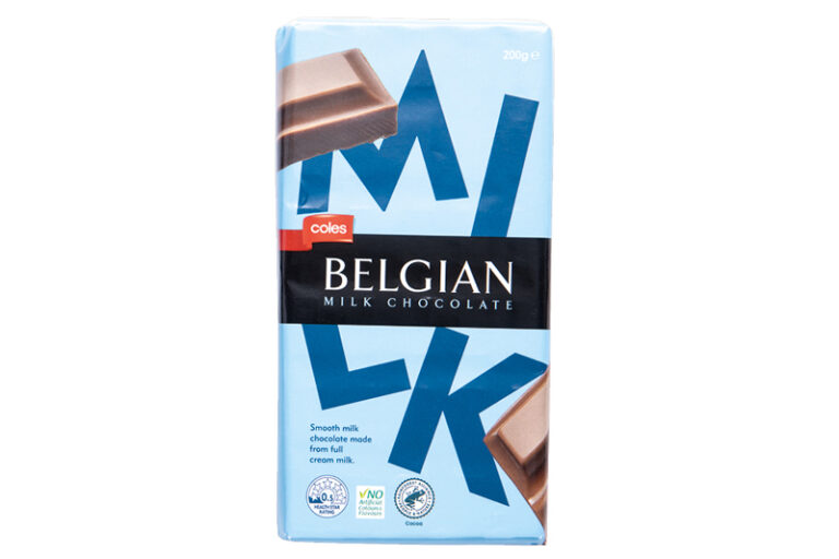 消委會．朱古力推介｜「Coles」Belgian Milk Chocolate