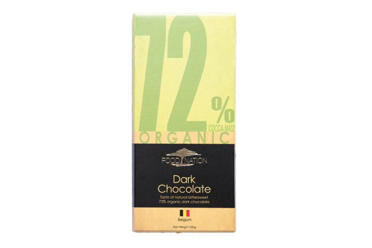 消委會．朱古力推介｜「Food Nation」Dark Chocolate 72% Organic Dark Chocolate