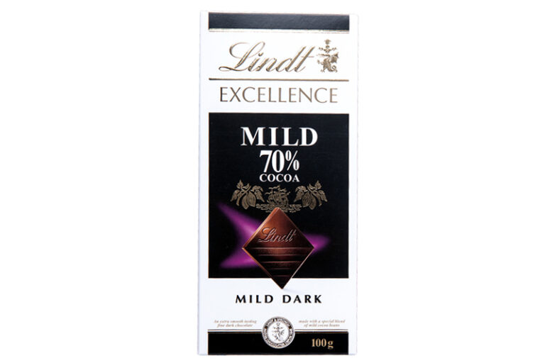 消委會．朱古力推介｜「Lindt」Excellence MILD 70% Cocoa Mild Dark Chocolate