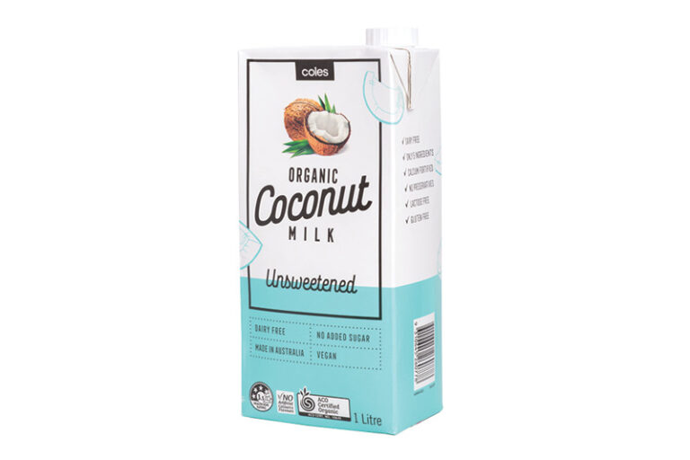 消委會．植物奶推介｜「Coles」有機純素無糖椰子奶Organic Vegan Unsweetened Coconut Milk