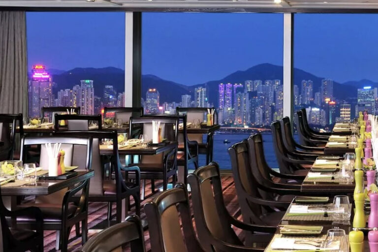 香港海景嘉福洲際酒店 海景咖啡廊