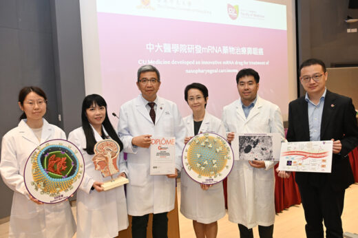 mRNA藥物｜中大醫學院研發「聰明導彈」治療鼻咽癌 有效抑制腫瘤生長
