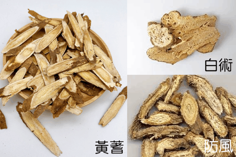 玉屏風散-黃蓍-白術-防風