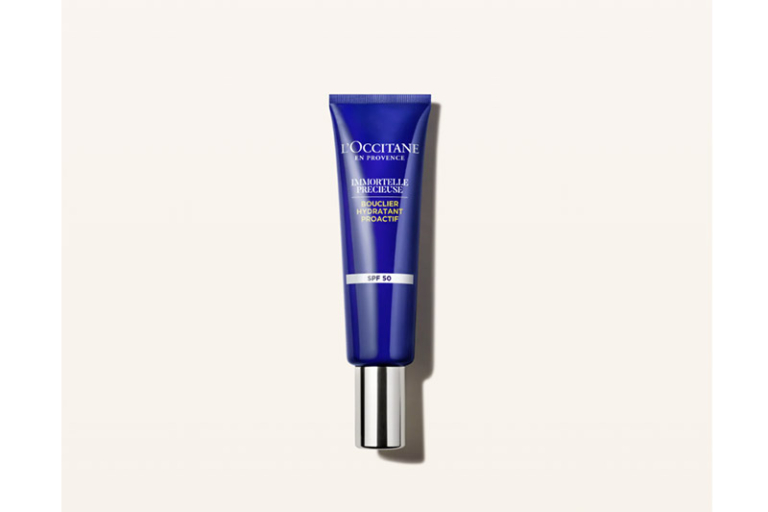 美白淡斑防曬/精華6. L’Occitane 蠟菊青春活肌防曬乳