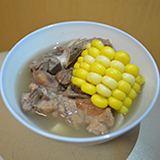 花生眉豆粟米排骨湯